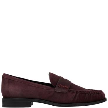 CLARKS WOMENS ALIXEA WALK SLIP ON LOAFER - BROWN